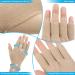 Woanger Seamless Lymphedema Compression Gloves - 20-30 mmHg Fingerless - Medium - 2 Pairs for Optimal Support - Buy Online on GoSupps.com