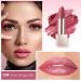 Metallic Shine Lipstick - High Impact Vegan Lipcolor | Moisturizing Full-Coverage Matte Lipstick (01# Love Burgundy - Buy Online on GoSupps.com
