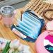 Menstruation Upholstered Bag for Women | Zip Sord Bag for Tampons | Merry Christmas Pattern - 1 Count - Buy Online on GoSupps.com