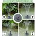 SZMP Pond Fountain 2024 Upgraded with 12 LED Lights - Floating Pool Waterfall for Pool, Pond, Garden - Colorful Lights - 32.8ft Power Cord - Buy Online on GoSupps.com