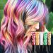 Women Hair Dye Chalk - Hair Coloring Chalk with Brush Temporary | Long and Short Dark Hair Coloring Dye for Home and Solon for Artistic Photography A# 1 count (Pack of 1) - Buy Online on GoSupps.com