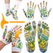 Pipihome foot reflex zones socks reflexology socks with massage tool massage socks gloves foot reflex zone massage socks acupress socks foot massage massage socks B