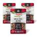 Pack of 3 x 400g Wild Rice Blend with Long Grain Brown Rice Chusei Calrose Rice Riceberry Rice Black Rice Kow Mun Red Jasmine Rice Non Gluten Non-GMO Kosher and Vegan - Floating Leaf