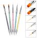 Kare & Kind 5x Nail Art Brush Pencils - Dual-End Acrylic Nail Styling Brushes for DIY Home Manicures - Buy Online on GoSupps.com
