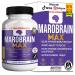 GREENVIFY MAROBRAIN MAX Extra Strength Brain Support Supplement 60 Capsules with Herbal Blend Vitamins A C D B-Complex DHA Grape Seed Bacopa (1)