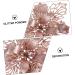 STOBAZA 3 Sets 12pcs Christmas Hollow Flower Christmas Glitter Simulated Wreath Flowers 16c Jesus Pe Blush - Buy Online on GoSupps.com