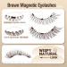 Magnetic Brown Eyelashes | No Glue Needed | Wispy False Lashes with Applicator | 1 Pair - Buy Online on GoSupps.com