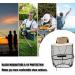 Outdoor Mosquito Head Net Hat Deep Beige | Sun Protection for Hiking, Camping, Fishing | Unisex Midge Head Net for Bee & Mosquito Protection - Buy Online on GoSupps.com