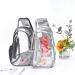 Clear PVC Sling Bag: Stadium Approved Crossbody Backpack in Black - Buy Online on GoSupps.com