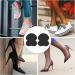 2 Pairs Self-Adhesive Heel Pads Cushion Inserts for Comfortable Shoe Fit - Black, One Size - Heel Grips for Women & Men - Buy Online on GoSupps.com