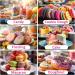 Food Coloring Set - 16 Colors Vibrant Liquid Food Coloring Upgraded Tasteless Food Grade Food Dye for Cake Decorating Baking Cookies Icing Slime Easter Egg Fondant and DIY Crafts - 0.35 Fl. oz (10 ml)/Bottles - Buy Online on GoSupps.com