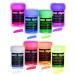 Neon Nights UV Body Paint Set | Blacklight Glow Makeup Kit | Fluorescent Face Paints for Music Festivals, Photo Shoots, Nights Out - Easy to Use and Remove, Premium Quality, Vibrant Colors | 8 Colors