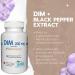 DIM Supplement 200 mg + Black Pepper (BioPerine) 90's (3 month supply) High Absorption Diindolylmethane for Estrogen Support - Made in Canada. - Buy Online on GoSupps.com