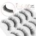 Onlyall Wispy 3D Mink False Eyelashes Natural Look - 5 Pairs | B03 (7MM-14MM) - Buy Online on GoSupps.com