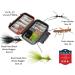 Wild Water Fly Fishing Mini-Mega Assortment 60 Most Popular Flies with Small Fly Box - Dry, Caddis, Nymph, Wooly Bugger for Trout, Panfish, Crappie, Sunfish - Buy Online on GoSupps.com