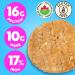 Made with Local Protein Nut Butter Cookies Peanut Butter Sea Salt 12-Pack Plant-Based Protein Gluten-Free Organic 16g Protein High-Fiber Snack for Active Lifestyles - Buy Online on GoSupps.com