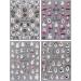 5D Halloween Nail Stickers 4 Sheets 5D Self-Adhesive Embossed Purple Nail Decal Ghost Pumpkin Nail Art Decoration Design Supplies - Buy Online on GoSupps.com