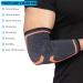 360 RELIEF Compression Elbow Brace Sleeve - Medium Orange | Support for Men and Women | Pain Relief for Tendonitis, Tennis, Golf, Workout | Includes Mesh Laundry Bag | Orange - Buy Online on GoSupps.com