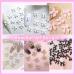 3D Bow Nail Charms & Gems - 60 Pcs Silver Gold Alloy Bowknot Nail Art Accessories | Glitter Nail Decoration DIY Crafts - Buy Online on GoSupps.com