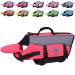 Vivaglory dogs with removable front-wheel drive rescue vest with reflective caps & additional upholstery for swimming & boating neon-pink M: 53-63cm (chest circumference) neon-pink