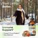 BIO KRAUTER Immune Support Mushroom Supplement - Lions Mane Shiitake Turkey Tail Reishi Chaga & Maitake Liquid Extract - Mushroom Complex Tincture - Vegan Drops 4 Fl.Oz. - Buy Online on GoSupps.com