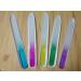 Premium Crystal Glass Nail Files Manicure Set - 5 Pack Professional Double Sided Pedicure Files - Best Glass Nail Files for Natural Nails - Mix Color - Buy Online on GoSupps.com