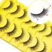 Ahrikiss M28 Wispy False Eyelashes - Natural Look, 10mm Soft Handmade Faux Mink Lashes - Fluffy Eye Lashes Pack (5-10mm) - Buy Online on GoSupps.com