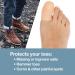 ZenToes Gel Toe Caps 6 Pack - Toe Protectors for Missing/Ingrown Toenails, Corns, Blisters, Hammer Toes - Large, Beige - Buy Online on GoSupps.com