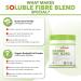 Healthology SOLUBLE FIBRE BLEND | Fibre Powder Supplement | Organic Fiber Supplement | Digestive Health Lower Cholesterol Blood Sugar Support Appetite Control Natural Weight Loss - Buy Online on GoSupps.com