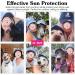 Pawaboo Pet Baseball Cap - 2-Piece Sun Hats for Dogs & Pet Parents | Adjustable with Ear Holes - Black Large | Outdoor Protection - Buy Online on GoSupps.com