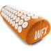 Buy Doyoufitness Acupressure Mat with Pillow & Carrying Bag - 66cm x 40cm for Relaxation Massage & Pain Relief | Ideal for Head Neck & Back | Orange - Buy Online on GoSupps.com