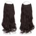 Feshfen Secrets Hair Extensions - Long Wavy Synthetic Invisible Extensions for Women (45 cm Reddish Dark Brown M01) | International Shipping Available - Buy Online on GoSupps.com