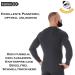 Brubeck Men's Long Arm Functional Shirt - Breathable Thermo Sport Underwear | Merino Wool | Fitness | LS12820 XL Dark Gray - Buy Online on GoSupps.com