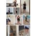 Persit Women's Short Leggings | Opaque Cycling Shorts with Pockets - Black | International Shipping Available - Buy Online on GoSupps.com