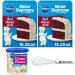 Pillsbury American Cake Mix Red Velvet 2 Pack With Cream Cheese Frosting | Bundle With Snack Scout Whisk