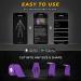 Kinesiology Tape for Athletic Support and Recovery - Uncut 2 inch 16.4 ft Roll in Indigo Purple with Free Taping Guide | 1 Pack - Buy Online on GoSupps.com