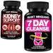 Saint Mingiano 7 Day Cleanse Program Detox - with - Kidney Support Cleanse Detox & Repair