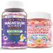 Kids Methylated Multivitamin with Calcium Probiotics Vitamin D3 K2 + Magnesium Glycinate with Calcium Filled Gummies for Adults and Kids 4+ Sleep Gummies Melatonin Free Sugar Free