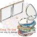 Mandala Design Compact Pocket Mirrors - Set of 6 Portable Handheld Makeup Mirrors for Women and Girls - Buy Online on GoSupps.com