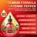 Tenmido 10in1 Cayenne Pepper Liquid Drops with Vitamin D3 Vitamin K2 Hawthorn Berry Beet Root Ginger Ceylon Cinnamon Turmeric Berberine and Panax Ginseng - 30 Days Supply - Buy Online on GoSupps.com