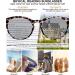 MARE AZZURO Round Bifocal Reading Sunglasses Women 2.5x Leopard - Large Outdoor Readers 1.00-3.50 (S3-leopard) - Buy Online on GoSupps.com