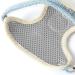 Breathable Rabbit Dishes with Leash | Adjustable Soft 2-Piece Set for Rabbits Hares and Small Animals - Outdoor Use (Blue & Gray) - Buy Online on GoSupps.com