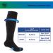 Wanderlust Everyday Compression Socks - Men & Women Support Stockings, Black-blue, Large - Buy Online on GoSupps.com