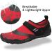 Buy Saguaro Breathable Barefoot Shoes for Men & Women Slipproof Aquasiums & Trail Fitness Shoes Sizes 36-48 in Red - Buy Online on GoSupps.com