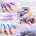 Kredioo Colour Changing Gel Nail Polish Set 6 Colors Glitter Pink Green Purple Blue Temperature Change Manicure Nail Art Gel for All Season Spring Summer Fall Winter UV/LED Cured Needed - Buy Online on GoSupps.com