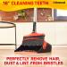 Long Handle Broom and Dustpan Set - Kitchen and Lobby Cleaning Combo - Red - Buy Online on GoSupps.com