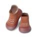 Dookeh Baby Shoes Boys Girls First Walking Shoes Non Slip Soft Sole Sneakers Toddler Infant Babygirl Sock Shoes 9-12 Months A3 Cherry