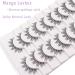 Losha Lashes Natural Look Manga Lashes 10 Pairs - Spiky Wispy False Eyelashes for Asian Eyes - Lightweight Anime Fake Eyelashes for Korean Cosplay Makeup - Buy Online on GoSupps.com