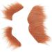 Mustaches Eyebrow Set Self Adhesive Fake Beard and Fake Eyebrow Set False Facial Hair Costume Accessory for Adults Brown - Buy Online on GoSupps.com