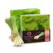 Panu soap lemongrass - vegan shower soap for all skin types - natural soap as a solid shower gel and solid shampoo - Premium soap bar - Natural shower shower as a fixed shower gel lemongrass 110 g (1 Pack)